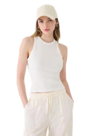 4f dámské tílko SLEEVELESS F119-11S-OFF WHITE