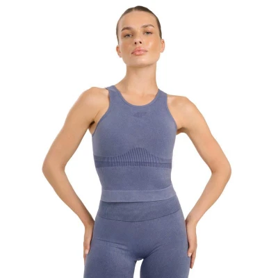 4f dámské tílko SLEEVELESS FNK F578-WAW25TFSLF578-30A-DARK BLUE ALLOVER