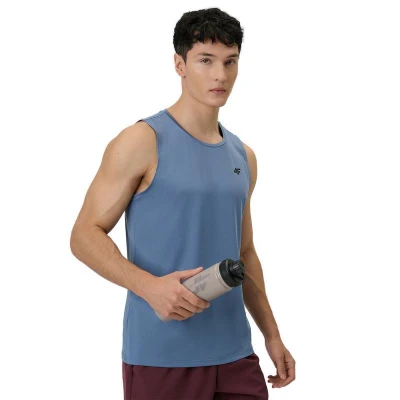 4f pánske tielko SLEEVELESS FNK M0744-32S-DENIM 4f pánske tielko SLEEVELESS FNK M0744-32S-DENIM