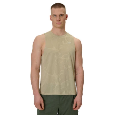 4f pánske tielko SLEEVELESS FNK M0877-83S-BEIGE 4f pánske tielko SLEEVELESS FNK M0877-83S-BEIGE