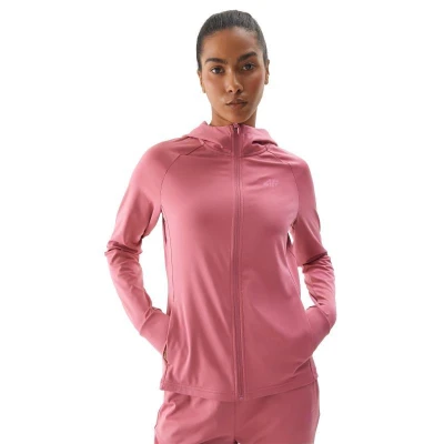 4f dámská mikina SWEATSHIRT FNK-WAW24TFSWF406-53S-DARK PINK