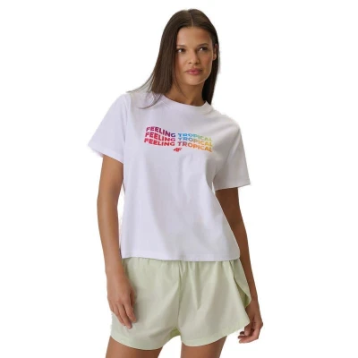 4f dámské triko TSHIRT F2720-10S-WHITE 4f dámské triko TSHIRT F2720-10S-WHITE