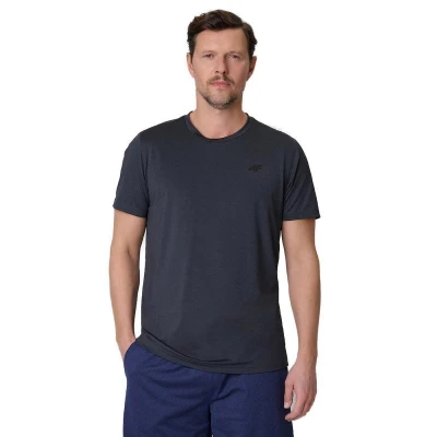 4f pánske tričko TSHIRT FNK M2140-21M-BLACK MELANGE 4f pánske tričko TSHIRT FNK M2140-21M-BLACK MELANGE