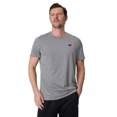 4f pánske tričko TSHIRT FNK M2140-25M-GREY MELANGE 4f pánske tričko TSHIRT FNK M2140-25M-GREY MELANGE