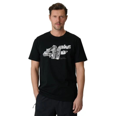 4f pánské tričko TSHIRT M2659-20S-DEEP BLACK