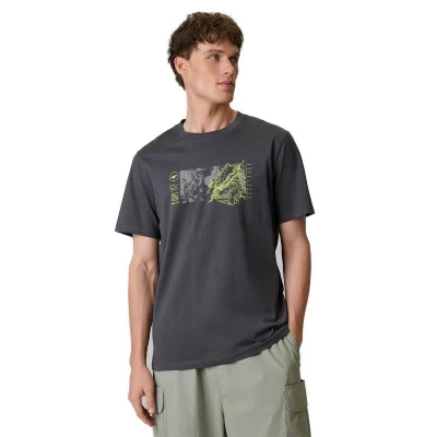 4f pánské tričko TSHIRT M2823-22S-ANTHRACITE