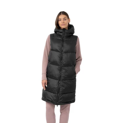 4f dámská vesta VEST-AW23TVESF074-20S-DEEP BLACK