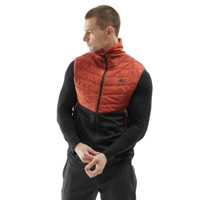 4f pánská vesta VEST-AW23TVJAM041-81S-BROWN