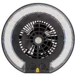 Abbey Camp Monserrat kempingová lampa s větrákem