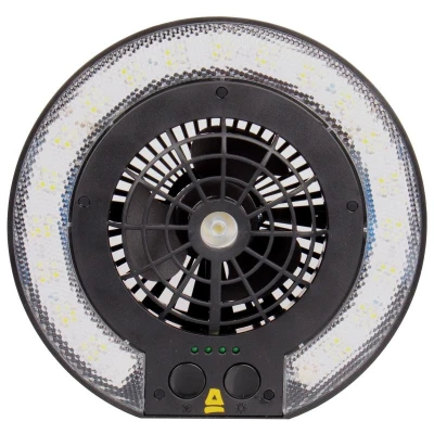 Abbey Camp Monserrat kempingová lampa s větrákem