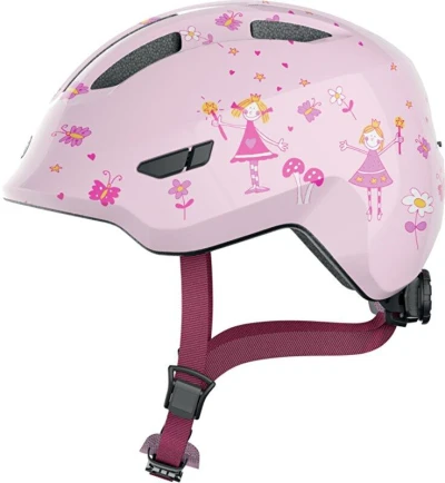 Abus Smiley 3.0 Rose Princess M dětská cyklistická přilba