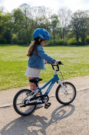 Abus Smiley 3.0 Shiny Blue M dětská cyklistická přilba