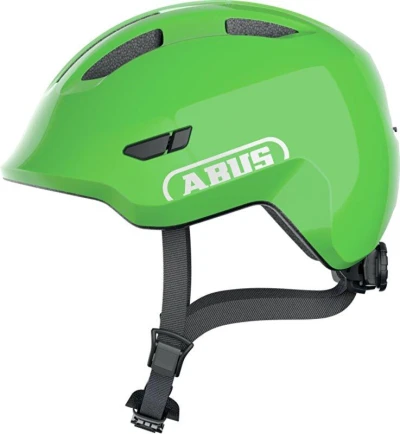 Abus Smiley 3.0 Shiny Green S dětská cyklistická přilba