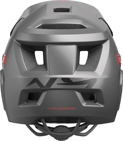 Abus YouDrop FF Ti Silver S dětská cyklistická přilba