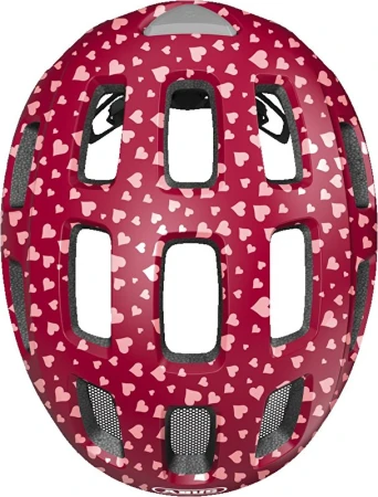 Abus Youn-I 2.0 Cherry Heart M dětská cyklistická přilba