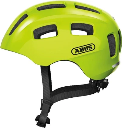 Abus Youn-I 2.0 Signal Yellow S dětská cyklistická přilba