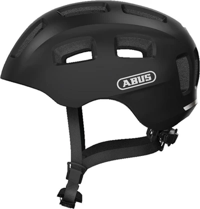 Abus Youn-I 2.0 Velvet Black S dětská cyklistická přilba