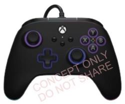 Acco Brands PowerA Advantage Wired Controller for Xbox Series X|S with Lumectra + RGB LED Strip - Black Acco Brands PowerA Advantage Wired Controller for Xbox Series X|S with Lumectra + RGB LED Strip - Black
