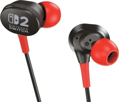Acco Brands PowerA Drátová sluchátka pro Nintendo Switch 2 - černý