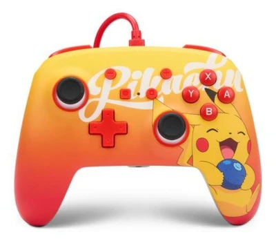 Acco Brands PowerA Enhanced Wired Controller for Nintendo Switch - Oran Berry Pikachu