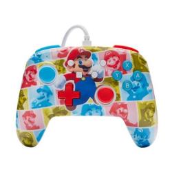 Acco Brands PowerA Vylepšený kabelový ovladač pro Nintendo - Super Mario - Mario Hero Reel