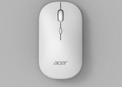 ACER bezdrátová myš s duálním režimem (2.4 GHz a Bluetooth 5.2), 4 tlačítka, AMR130, bílá