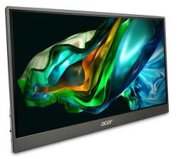 Acer LCD PM161QB1bmiuux 15,6" IPS LED, 1920x1080, 1xHDMI + 2xType-C + Audio Out, repro 1Wx2, VESA 75x75, Black