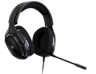 Acer Predator Galea 365 - herní sluchátka přes uši s 3,5mm konektorem nebo USB portem na ovladacím panelu 7.1 surround