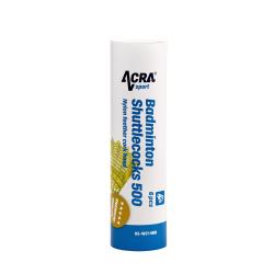 Acra badmintonové míčky 500, 6 ks nylon v dóze Acra badmintonové míčky 500, 6 ks nylon v dóze