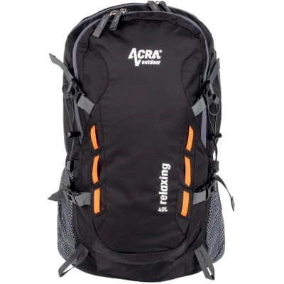 ACRA Batoh Relaxing 40 L turistický černý BA40-CRN