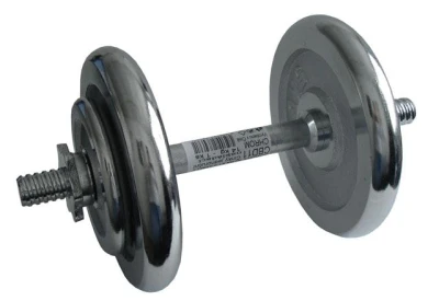 ACRA Činka nakládací, jednoruční, chromová 14 kg - průměr 25 mm ACRA Činka nakládací, jednoruční, chromová 14 kg - průměr 25 mm
