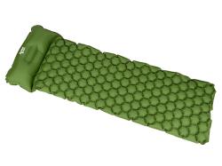 ACRA L140CL nafukovacia karimatka s vankúšikom zelená 5cm