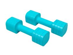 Acra nastavitelná činka LADY 2-5 lb – set 2 ks v balení celkem 4,66 Kg