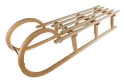 Acra Sáně drevené 125cm Rohačky drevený sedák