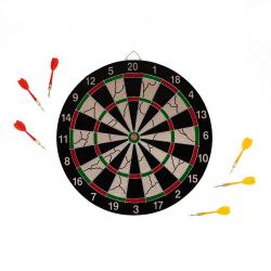 Acra terč na šípky 15, 38cm, kovový rám, 6 šípok