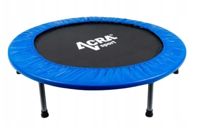Acra Trampolína 100cm, pro vnitřní i venkovní použití - modrá Acra Trampolína 100cm, pro vnitřní i venkovní použití - modrá