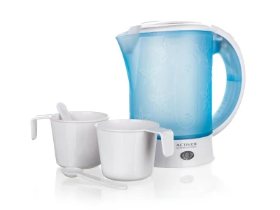 Activer Konvice rychlovarná CESTOVNÍ 0,6l (2x šálek+lžička) MO-BÍ 550-650W