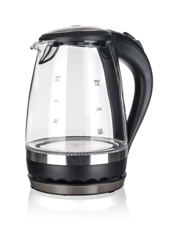 Activer Konvice rychlovarná SHADY 1,5l skl./ČER LED 1850-2200W