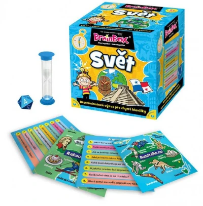 ADC BRAINBOX HRA Svět (společenská hra) ADC BRAINBOX HRA Svět (společenská hra)