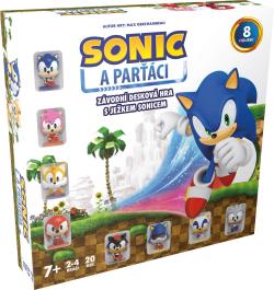 ADC Hra Ježek Sonic a parťáci závodní desková (společenská hra)