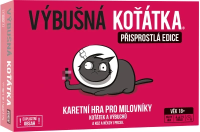 ADC Hra Výbušná koťátka Přisprostlá edice (společenská hra)