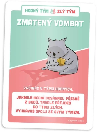 ADC Hra Souboj vombatů (společenská hra)