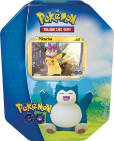 Hra Pokémon GO Tin set 4x booster s doplňky v kovovém boxu 3 druhy