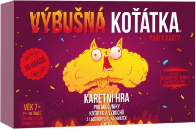 ADC Hra Výbušná koťátka Párty karty (společenská hra)