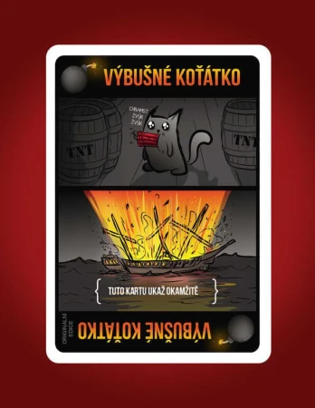 ADC Hra Výbušná koťátka karetní hra (společenská hra)