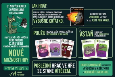 ADC Hra Zombie koťátka karetní (společenská hra)