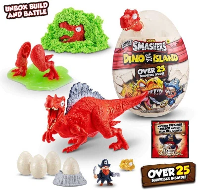 ADC Smashers Dino Island Vajce dinosaurus so slizom a doplnkami vo vajci veľké balenie