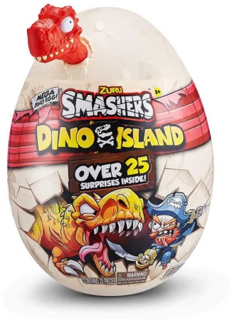 ADC Smashers Dino Island Vajce dinosaurus so slizom a doplnkami vo vajci veľké balenie