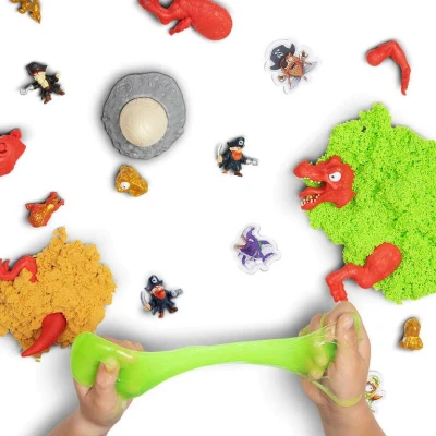 ADC Smashers Dino Island Vajce dinosaurus so slizom a doplnkami vo vajci veľké balenie
