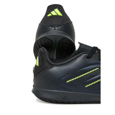 Adidas Copa Pure III Club K IN core black/dgh solid grey/lucid lemon chlapecké fotbalové kopačky
